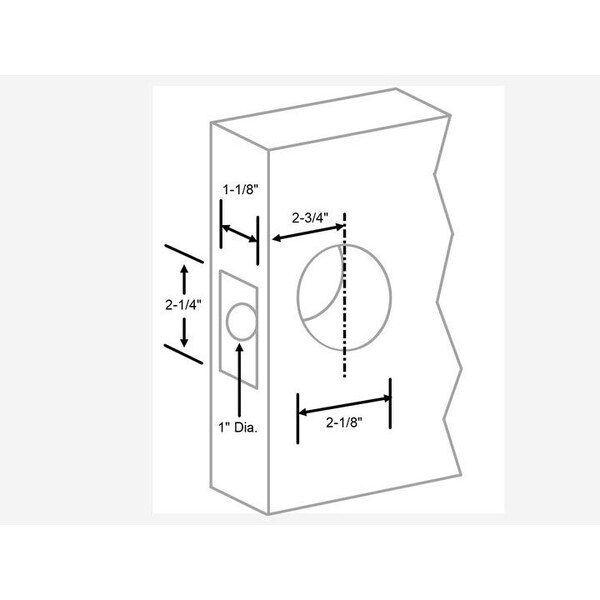 Brushed Brass Standard Duty Commercial Entry Door Knob With Interchangeable Core